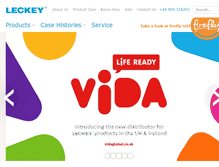 Tablet Screenshot of leckey.com